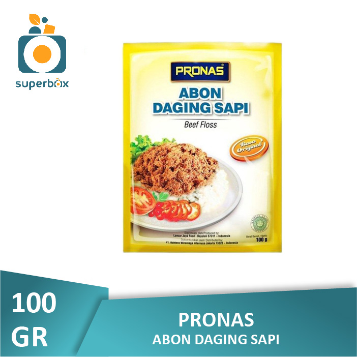 Pronas Abon Daging Sapi Original Gr Superbox