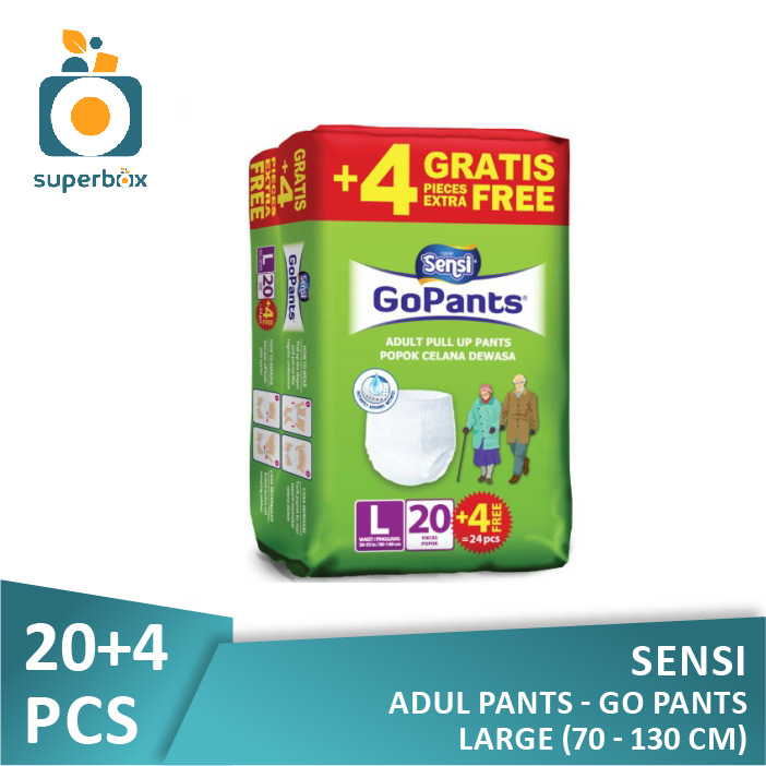 Sensi Gopants L Popok Celana Dewasa Go Pants Superbox